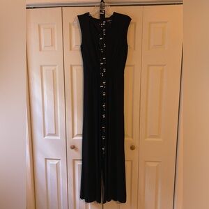 Solid black jumpsuit